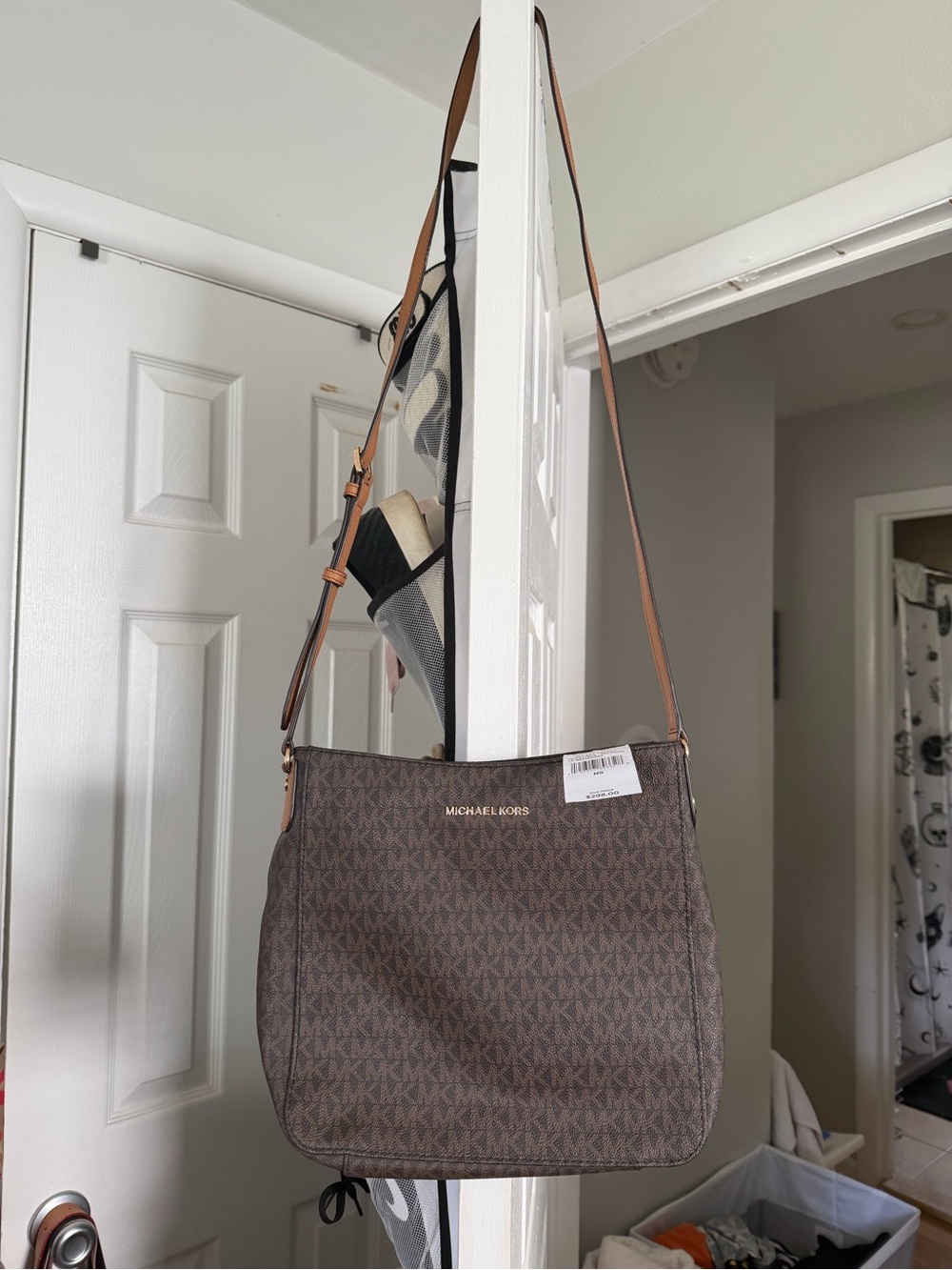Michael Kors Jet Set Signature Crossbody Shoulder Bag